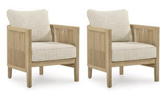 Spooners Cove - Lounge Chair With Cushion (Set of 2) - Beige