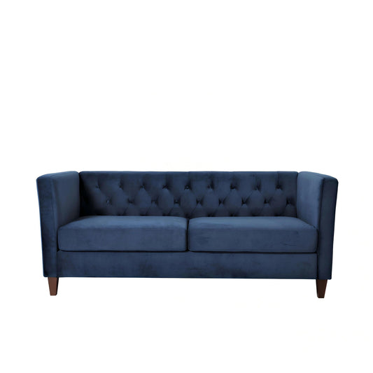 Button Tufted 3 Seater Sofa For Living Room