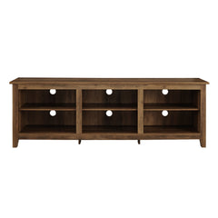 Modern Transitional 3 Shelf Open Storage TV Stand