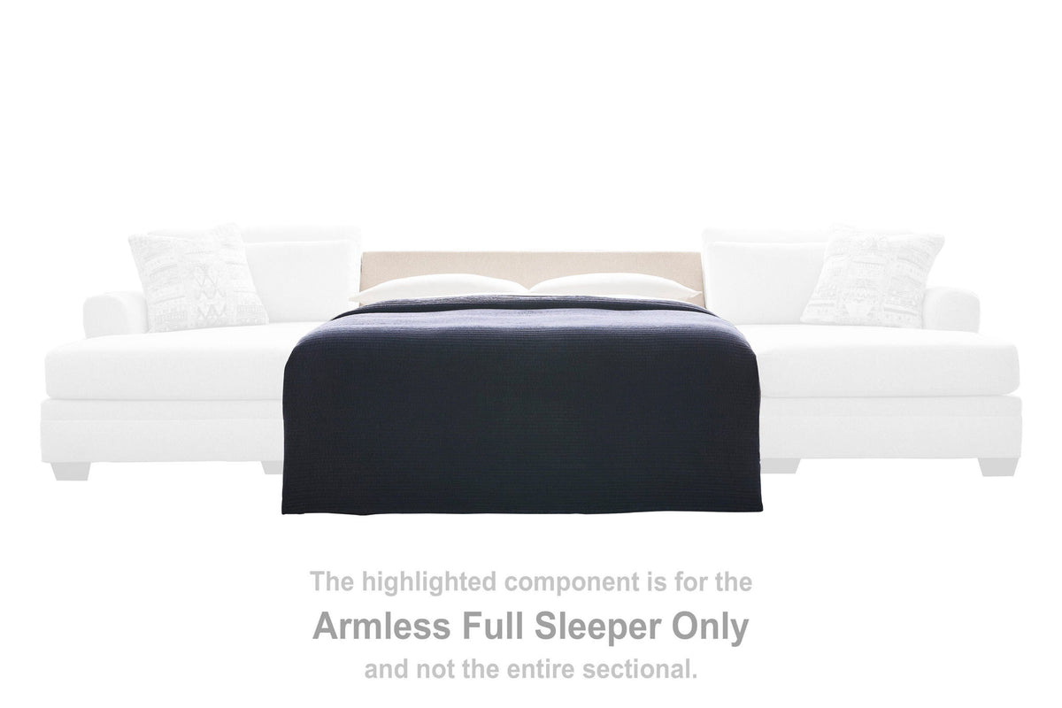 Mandi Point - Armless Full Sleeper - Marble