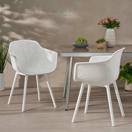 Lotus - Chair (Set of 2) - White