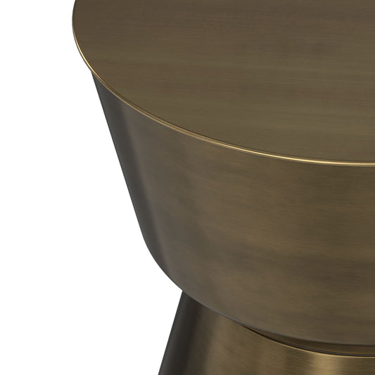 Allegra - Side Table - Antique Brass