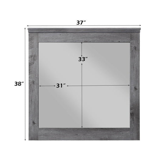Vidalia - Mirror - Rustic Gray Oak