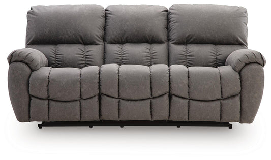 Bakerstein - Power Reclining Sofa With Adjustable Headrest - Galaxy