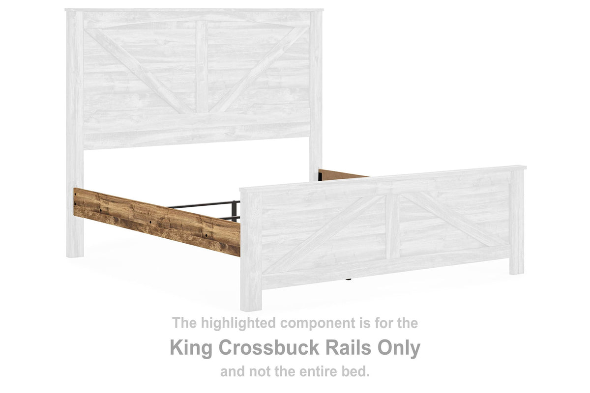Maystonna - King Crossbuck Rails - Brown