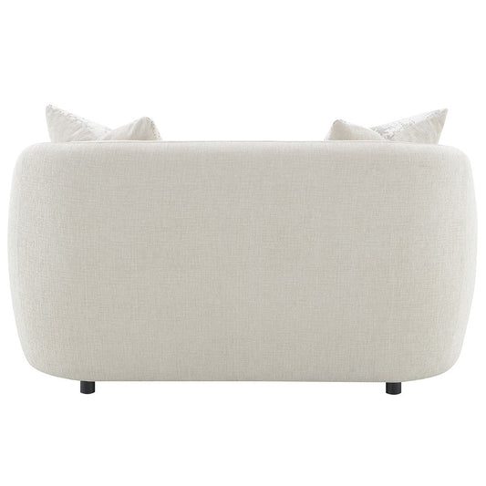 Etienne - Loveseat With 2 Pillows - Beige Linen