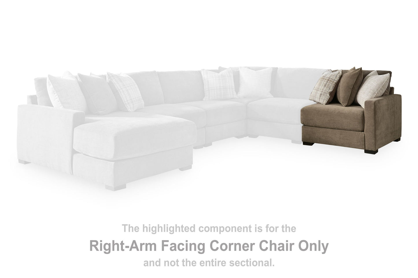 Camellia-Court - RAF Corner Chair - Coffee