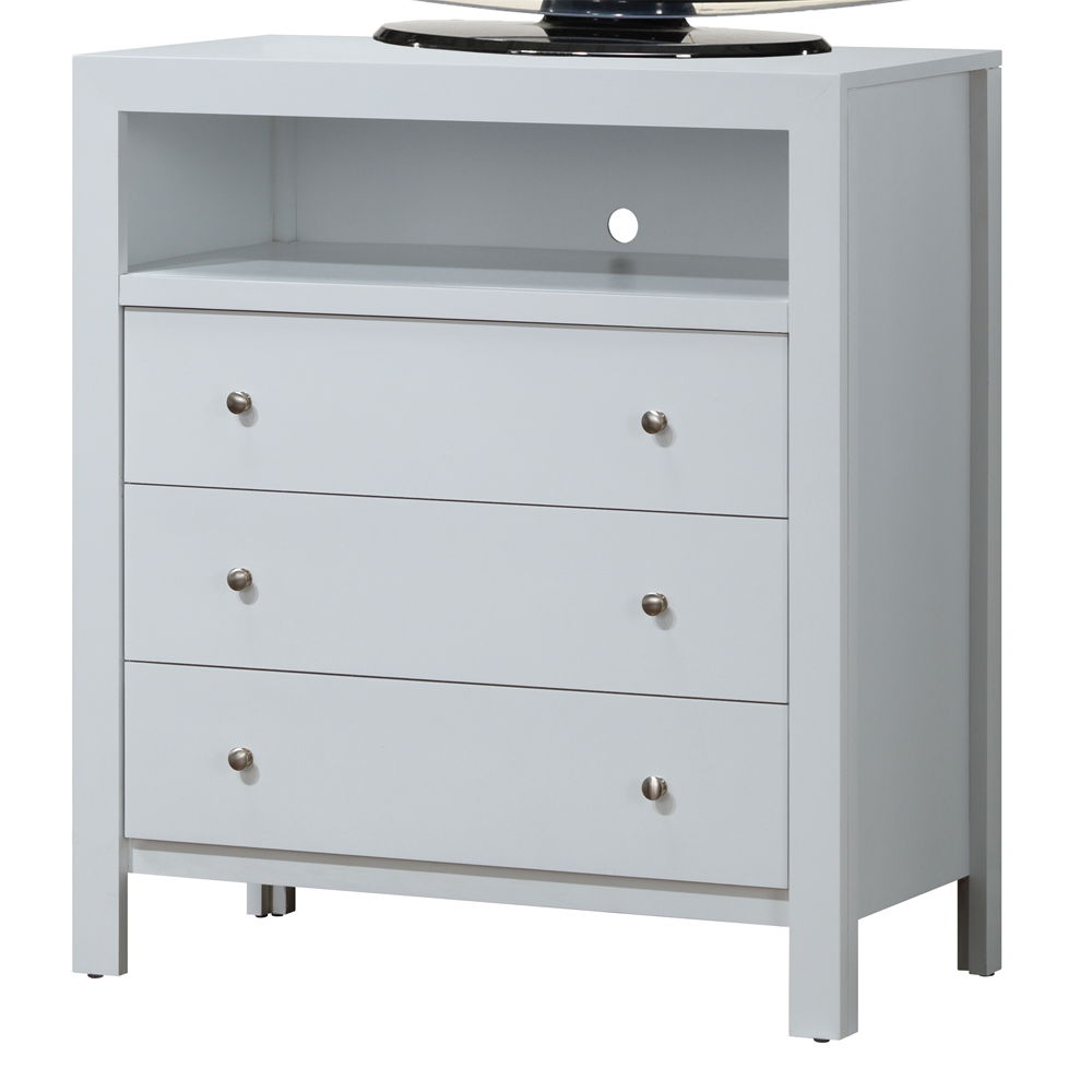 Media Chest - White