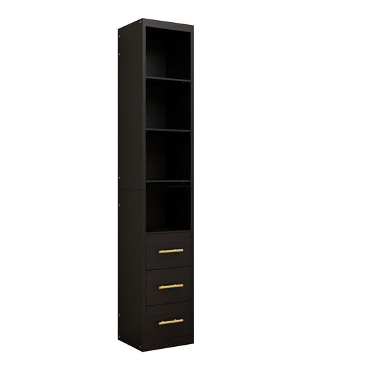 Tall Storage Cabinet With Drawers And Shelves
