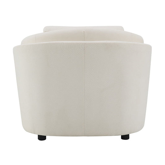 Mariko - Chair With Pillow - Beige Linen