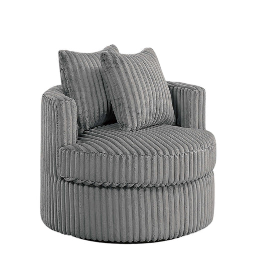 Swivel Upholstered Accent Chair For Living Room