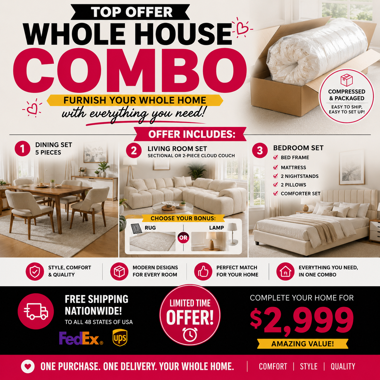WHOLE HOUSE COMBO JUNIOR-$2,999