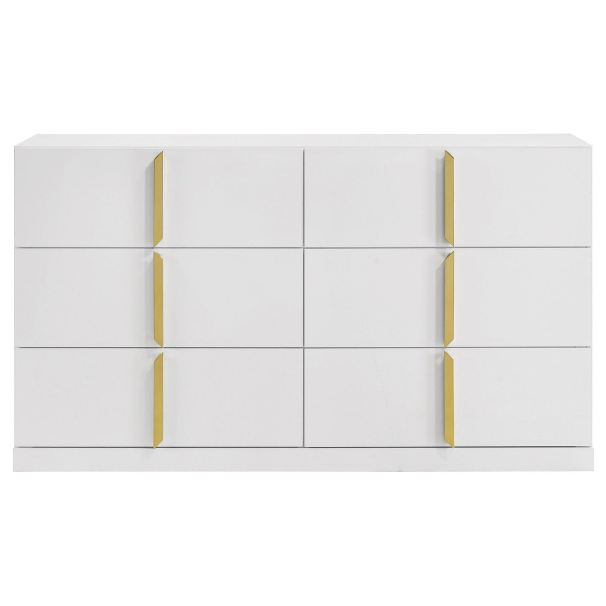 Lauryn - 6 Drawer Dresser Cabinet - Gloss White