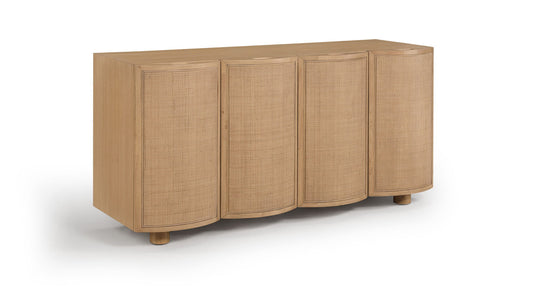 Norin - Solid Wood And Oak Veneer Sideboard/Buffet