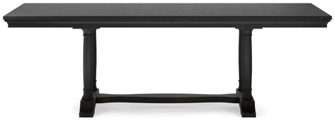 Welltern - Rect Dining Room Ext Table - Black