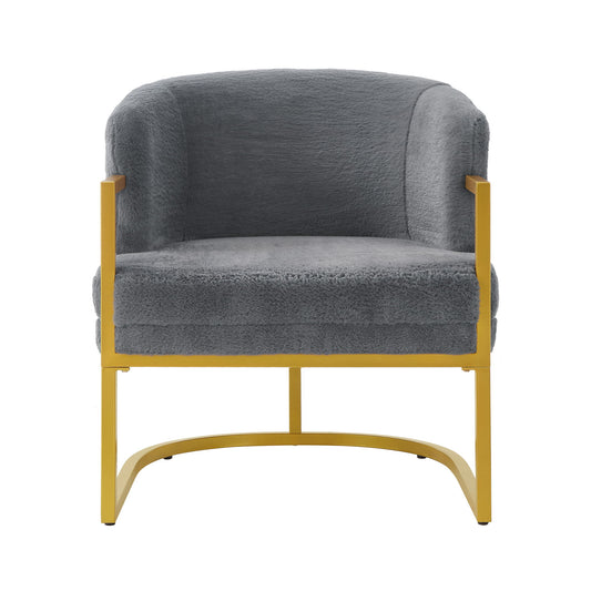 Upholstered Reading Accent Armchair For Living Room