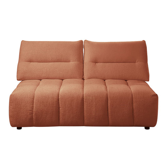 Loanna - Modular - Loveseat - Coral Red Linen