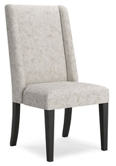 Welltern - Dining Uph Side Chair (Set of 2) - Cream / Black