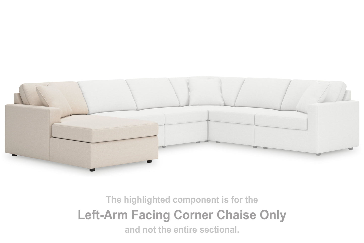 Modmax - Laf Corner Chaise - Oyster