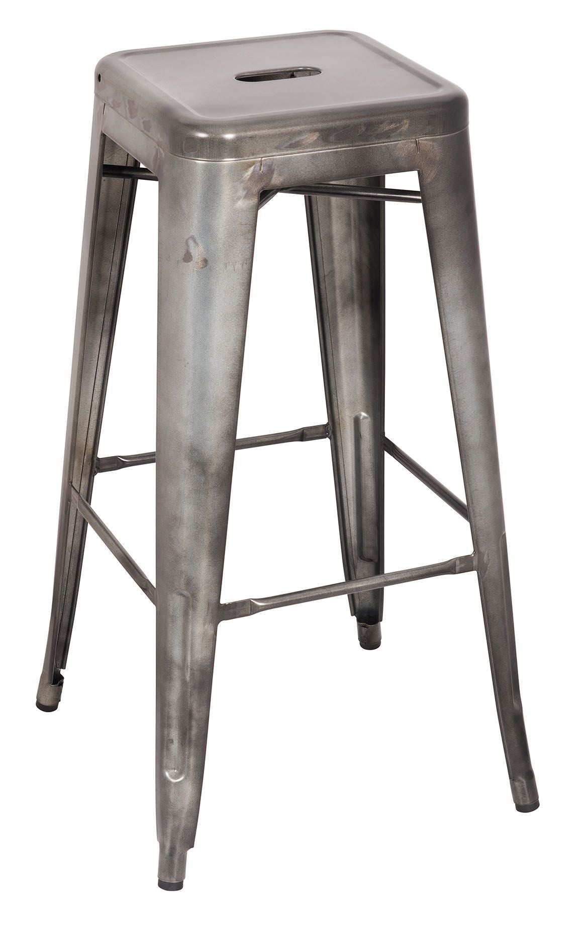 Kiara - Stool (Set of 2) - Antique Silver