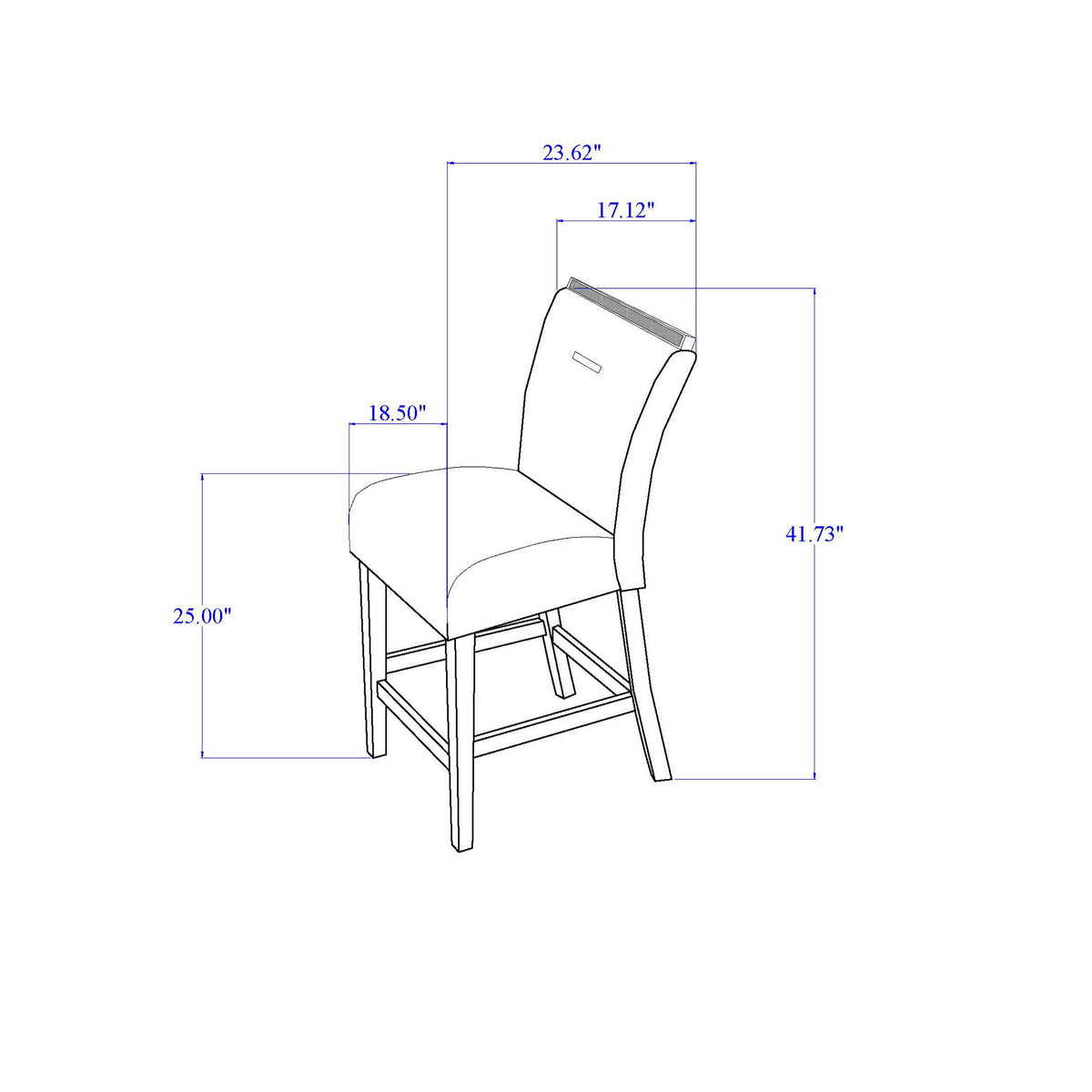 Ariya - Bar Stools With Padded Seat (Set of 2)