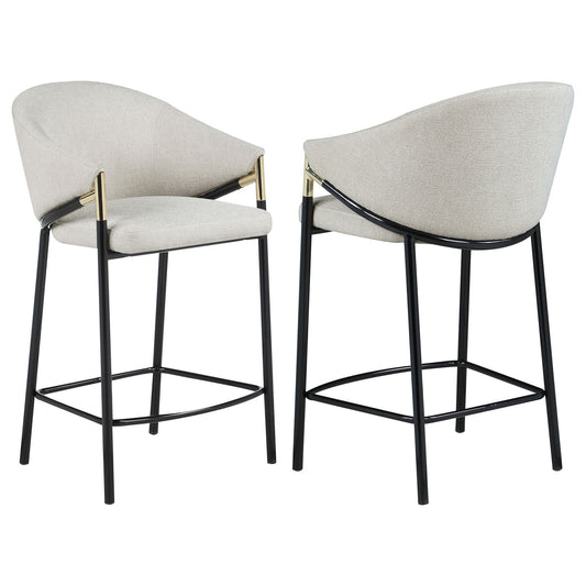 Sloped Arm Bar Stools (Set of 2)