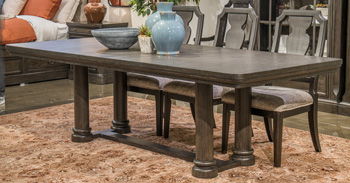 Wickenger - Rectangular Dining Room Extension Table Top - Dark Brown