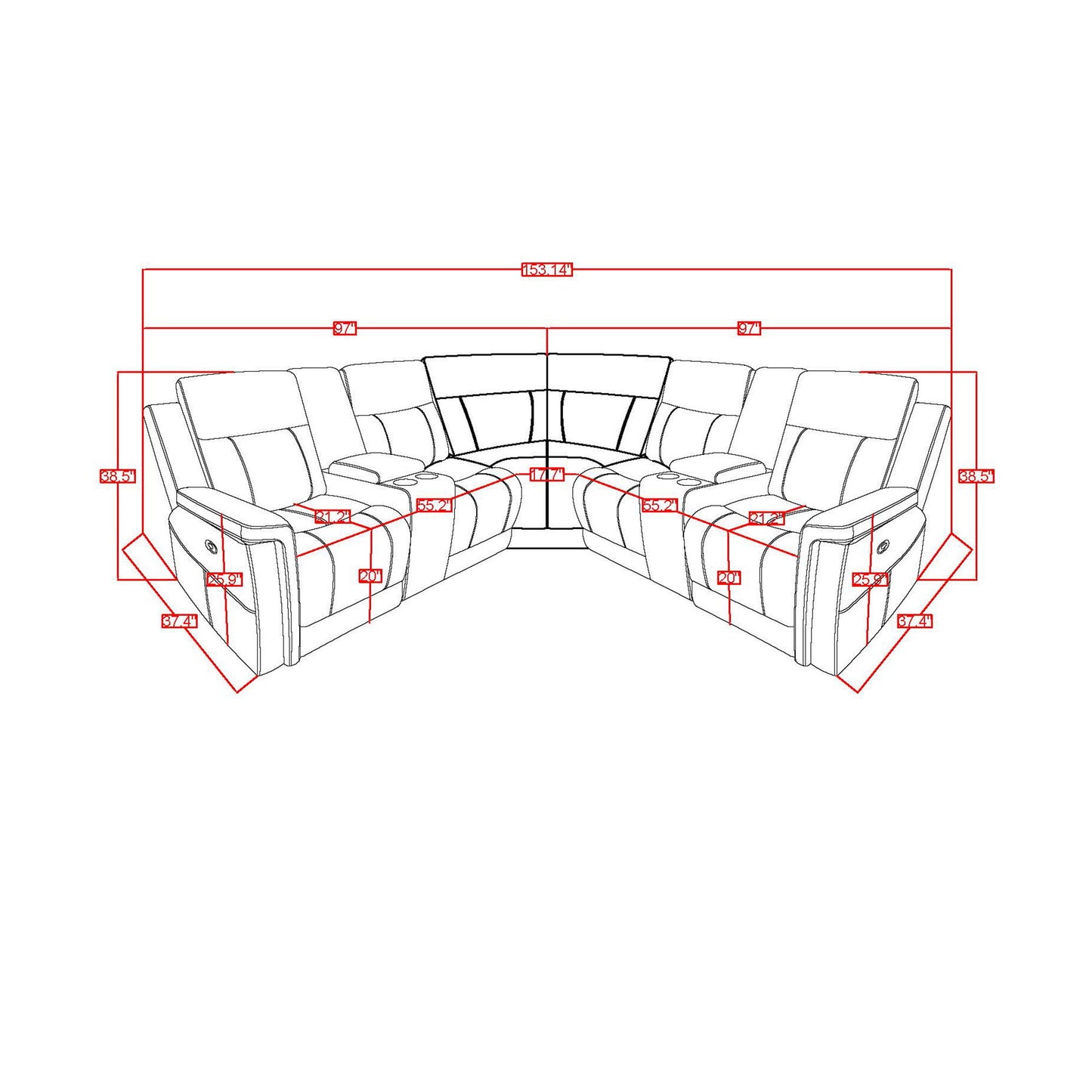 Eco - Sectional - Greige