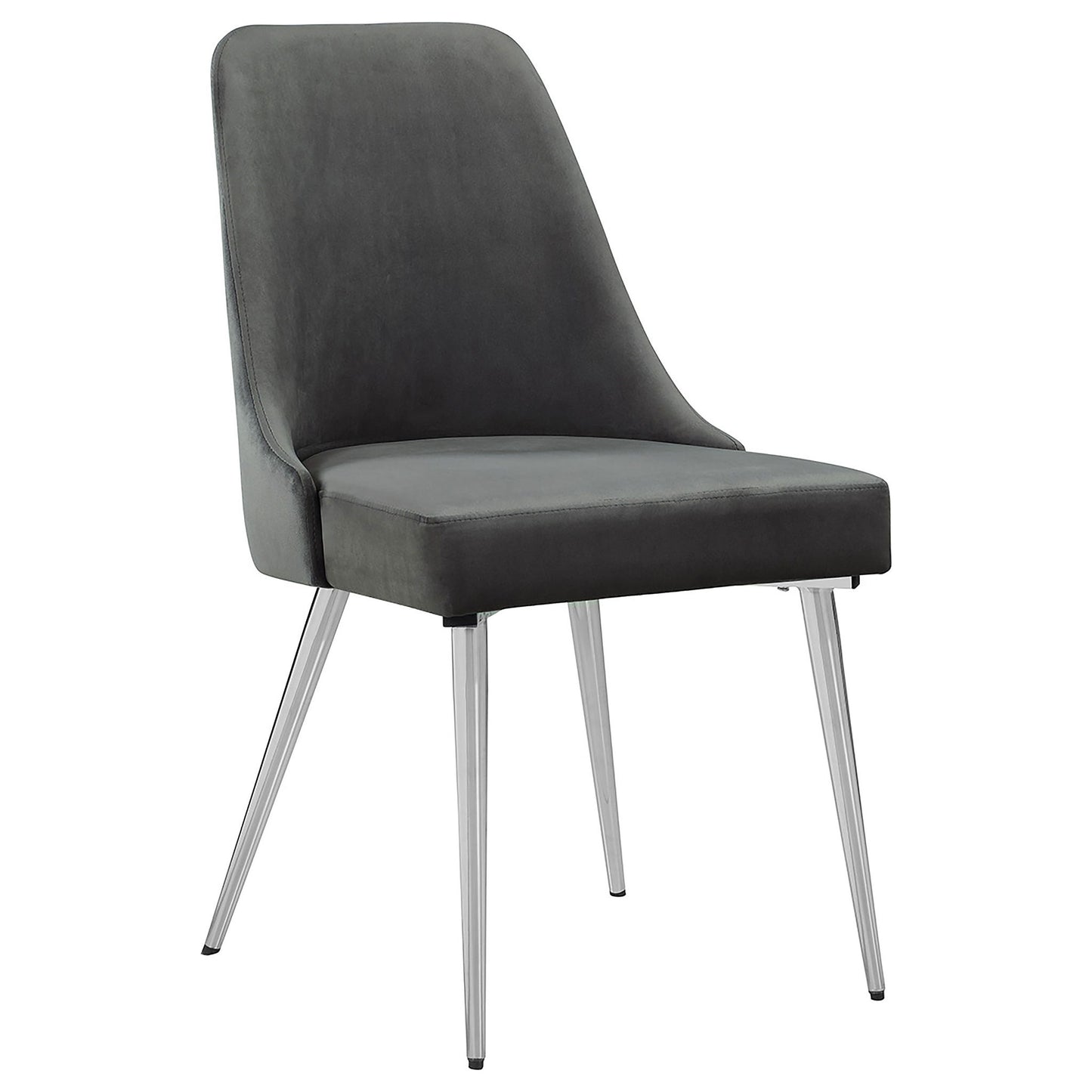 Side Chairs Upholstered With Tapered Legs (Set of 2)
