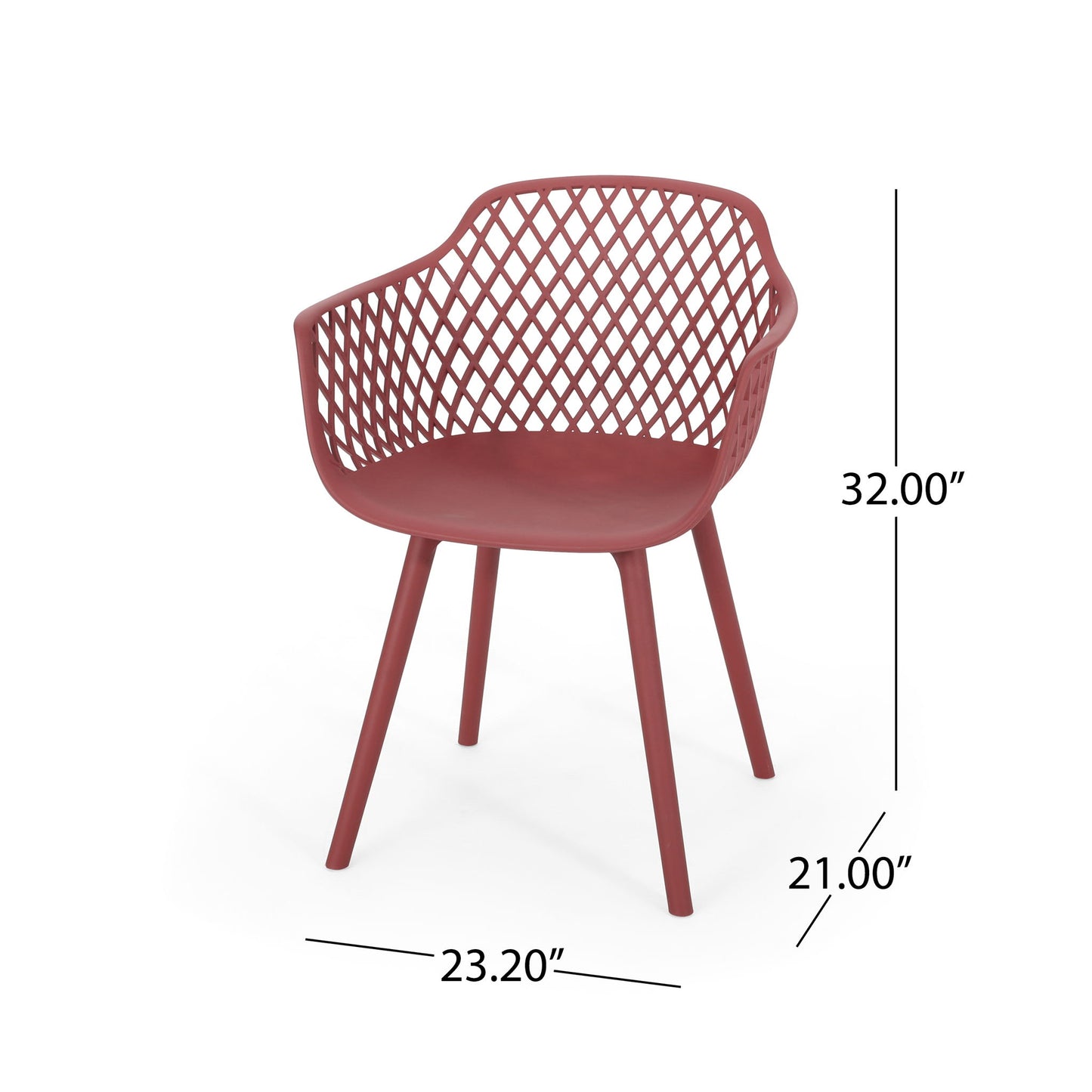 Poppy - Chair (Set of 2) - Red