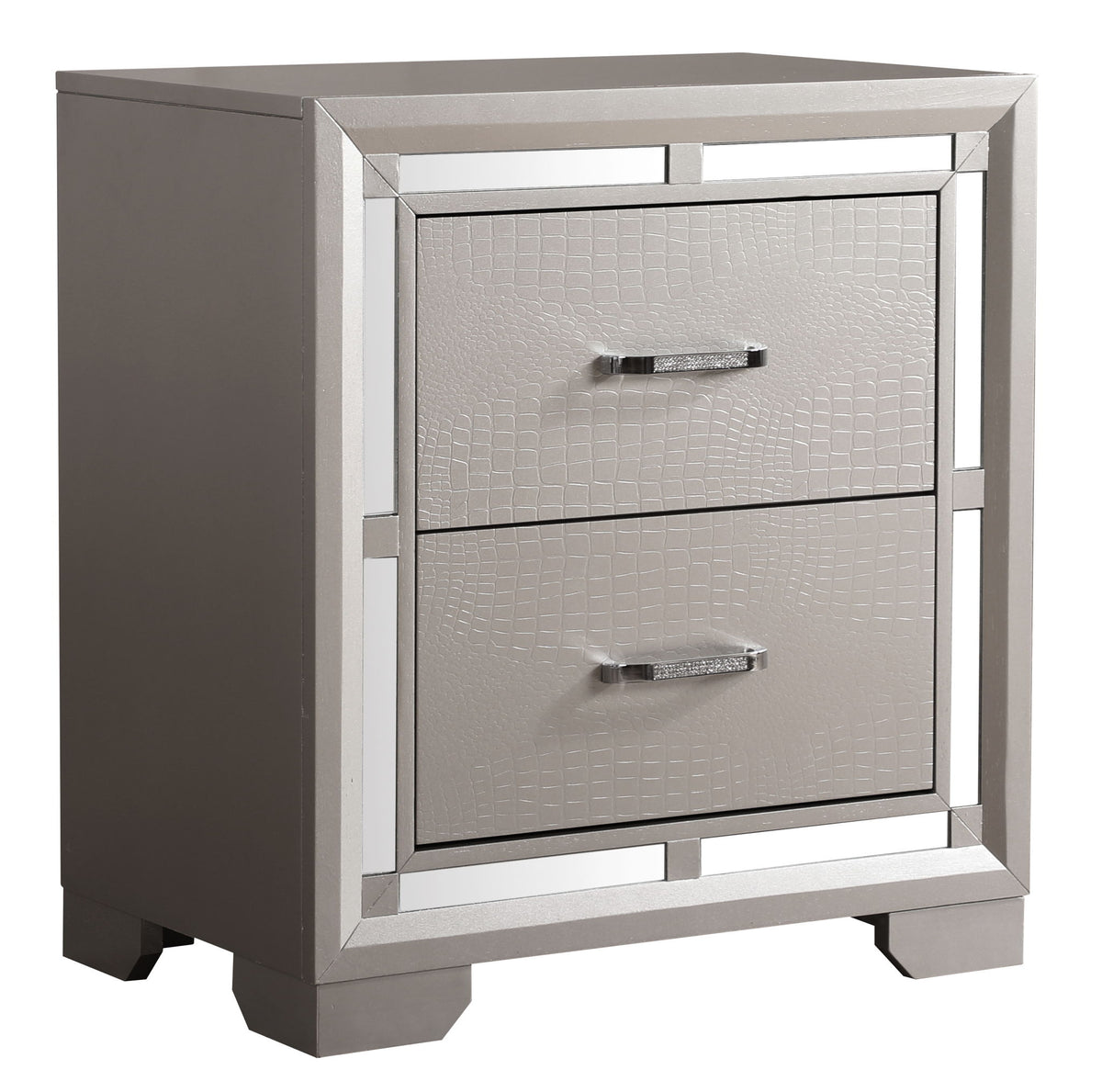 Elegant Nightstand - Champagne