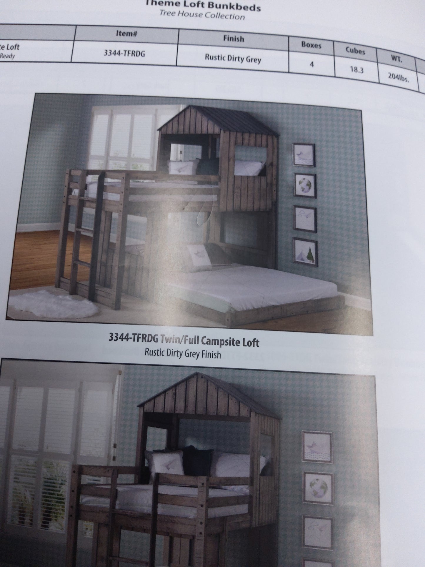 Twin campsite loft