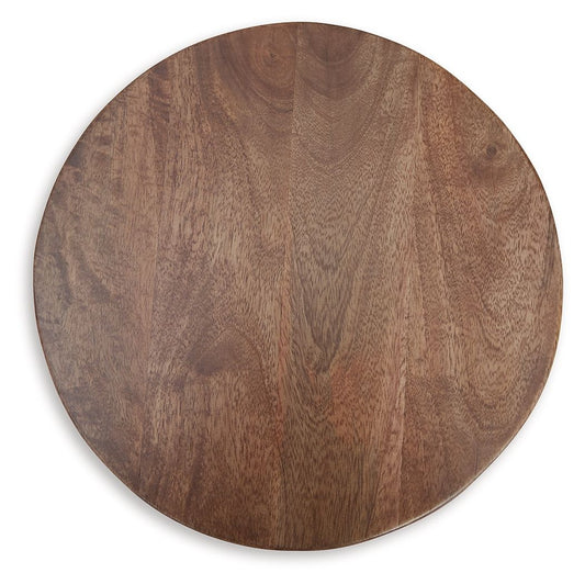Joville - Accent Table - Medium Brown