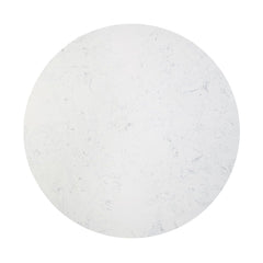 Jaramillo - Round Dining Table With Engineered Marble Top - Engineered Marble Top & Black