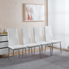 Chrome Leg Dining Chair (Set of 4)