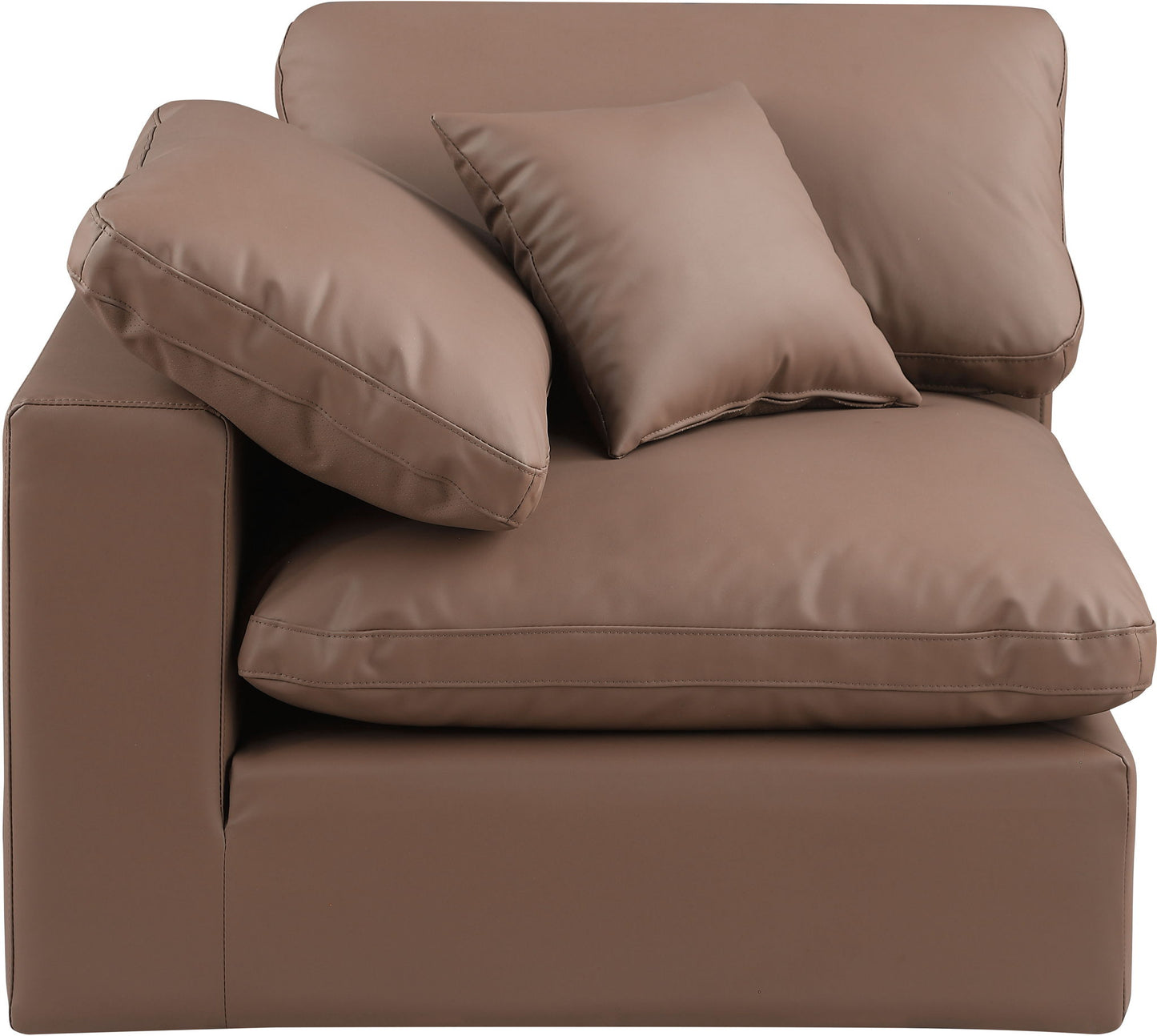 Comfy - Faux Leather Corner Chair