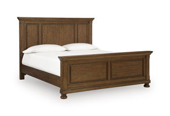 Zackaryn - King/California King Panel Footboard - Warm Brown