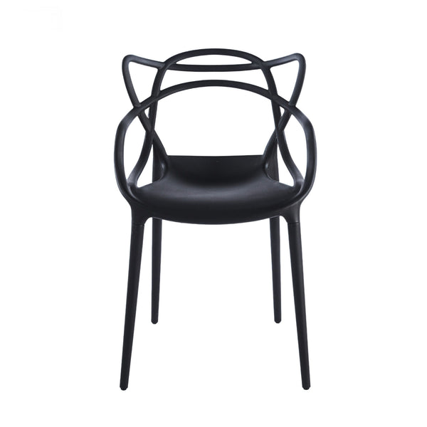 Dining Chair (Set of 4) - Black - Plastic