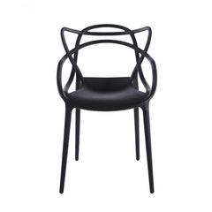 Dining Chair (Set of 4) - Black - Plastic