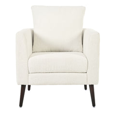 Modern Accent Upholstered Armchair With Pillow