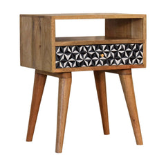 Mosaic Nightstand, 1 Drawer - Oak