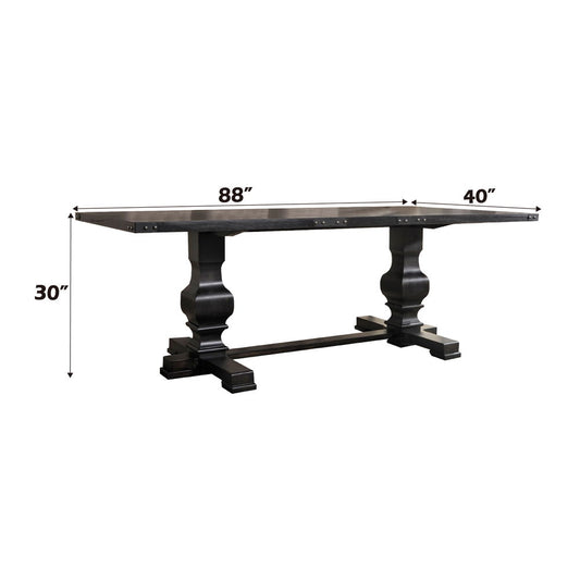 Morland - Dining Table - Vintage Black