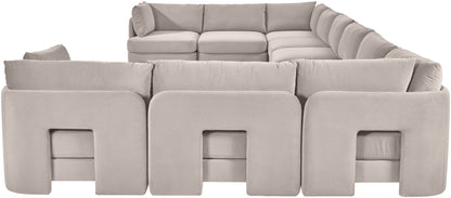 Hammond - Velvet Performance Fabric Upholstered 10 Piece Sectional