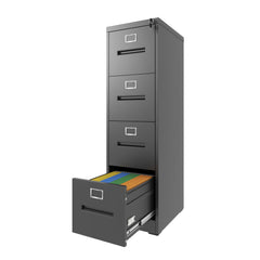 Premium Drawer File Cabinet With Lock, Metal Vertical Design, A4 Legal / Letter Size