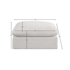 Comfy - Linen Ottoman