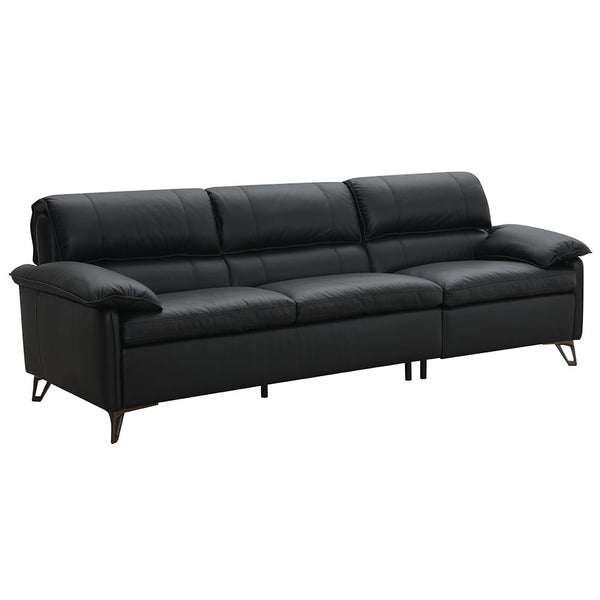 Eilene - Sofa - Black Top Grain Leather