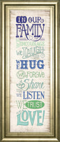 18x42 In Our Family By Deb Strain - Beige