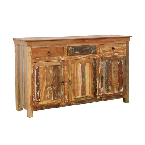 Mankato - 3 Drawer Accent Cabinet With 3 Doors - Wood