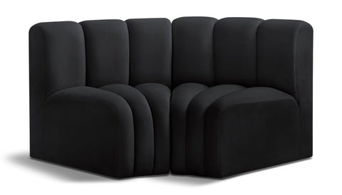 Arc - Velvet 2 Piece Modular Sofa