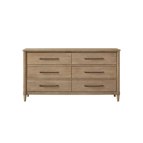 Casual 6 Drawer Dresser - Sand